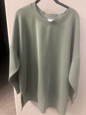 ARULA Sage Green Crewneck Sweatshirt